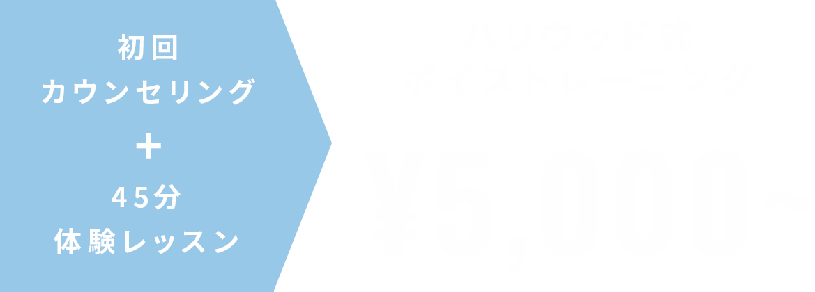 初回レッスン5000円